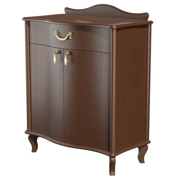 Комод Джульетта с распашными дверцами 75х42х95 см (орех)